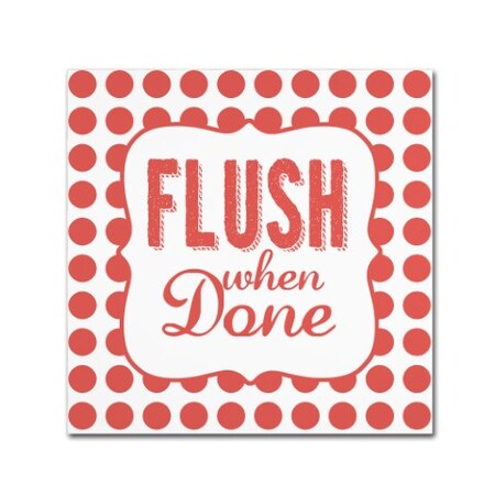 Trademark Fine Art Stephanie Marrott 'Flush' Canvas Art, 14x14 ALI7514-C1414GG